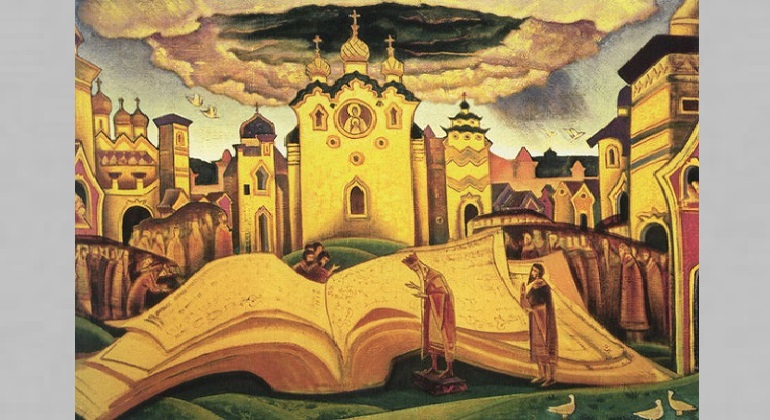 Книжная выставка «Великое наследие: литература Древней Руси»