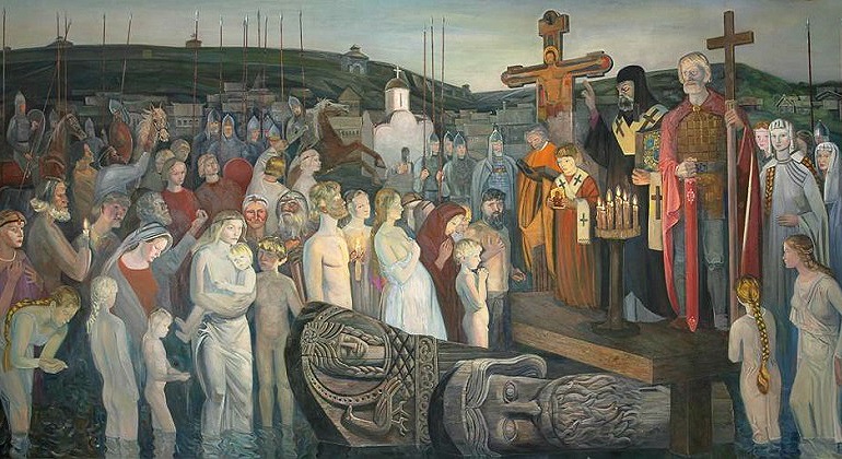 Книжная выставка «Крещение Руси»